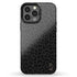 Black Leopard Custom Initials iPhone Case - Vertical